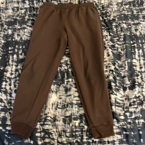 Brown sweatpants